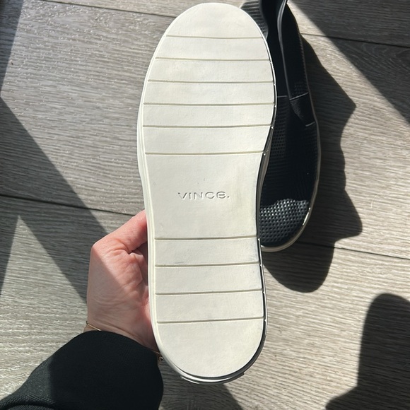 VINCE Perforated Leather Blair Sneaker, NEW. 
Style # 52862 - Picture 6 of 11